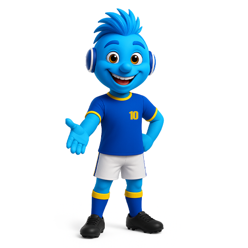 Mascote SublixPro segurando uma camisa